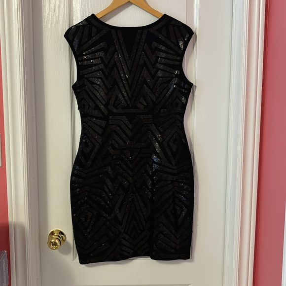 Sequin mini bcbg black dress - Picture 4 of 4